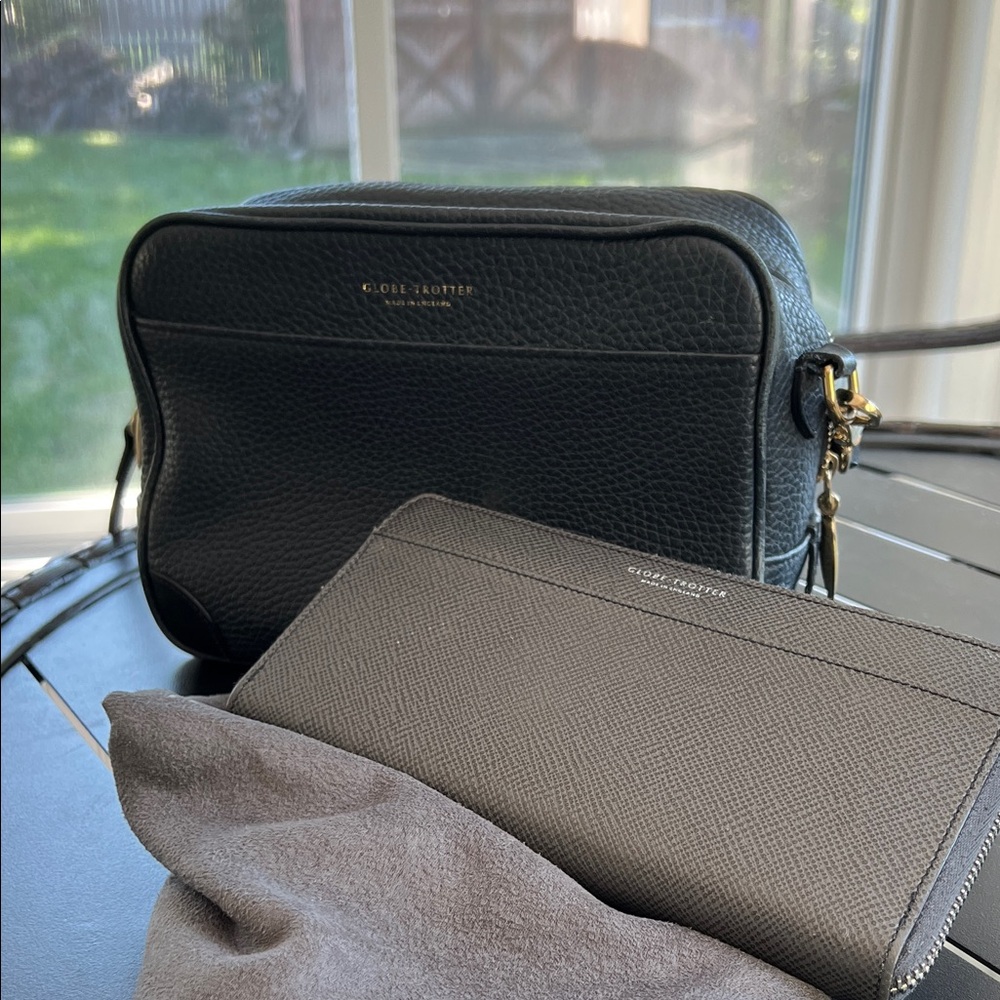 Globe Trotter Crossbody and wallet